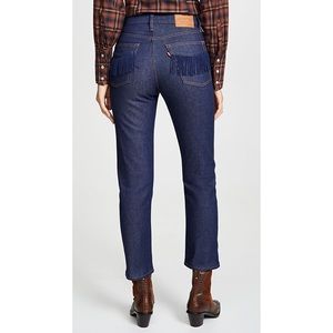 Levi’s || Wedgie Straight Jeans with Tassels